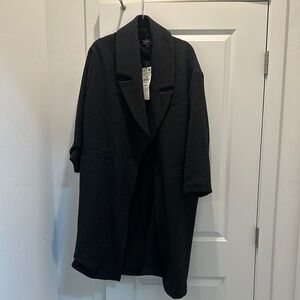 Wilfred Black Textured Coat